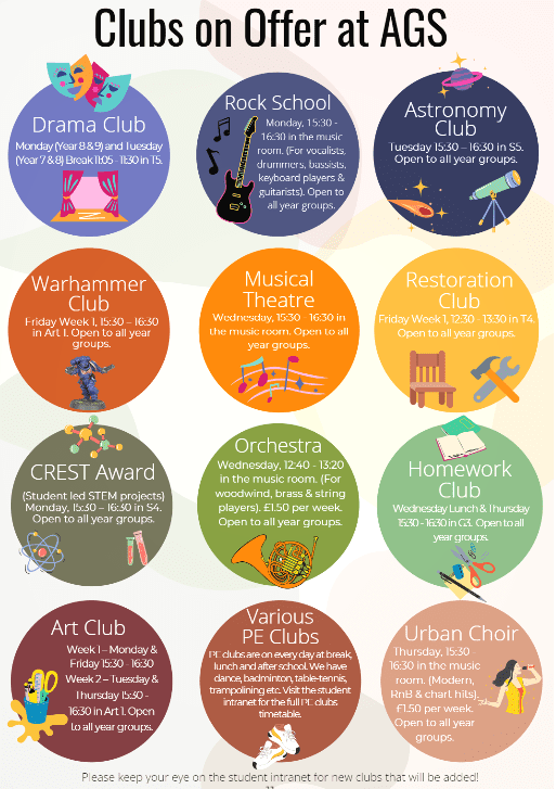 Extra Curricular Clubs